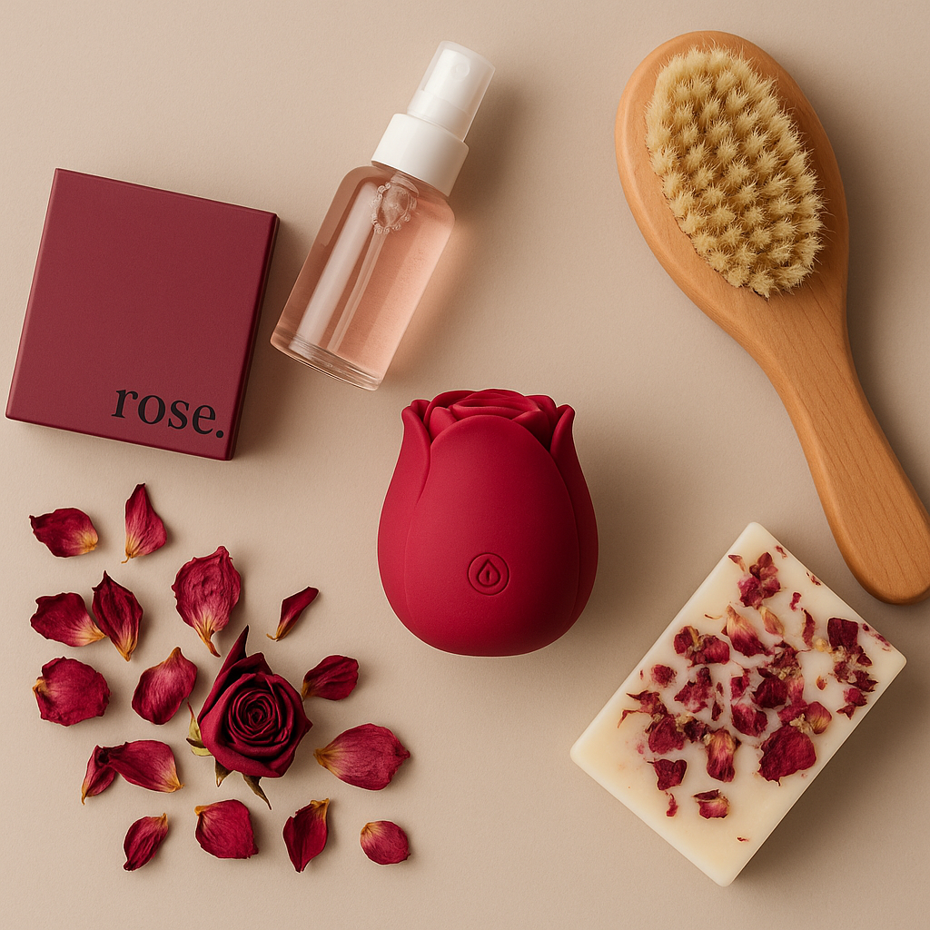 Rose by Amor - Luxury Suction Rose Vibrator Australia